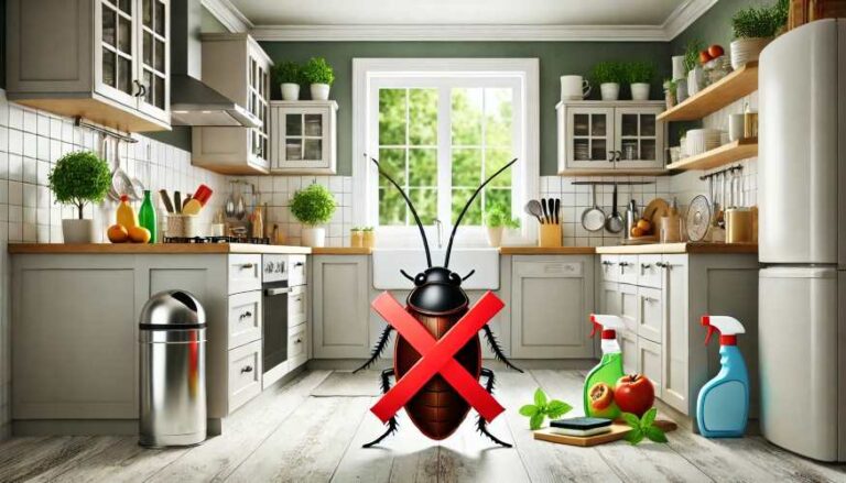 Cozinha livre de insetos e bichinhos