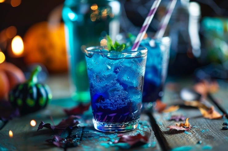 Duas Receitas de Drinks com licor de Curaçau Blue