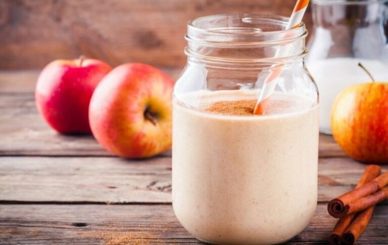 Shake de maçã com whey e creatina, uma receita altamente funcional