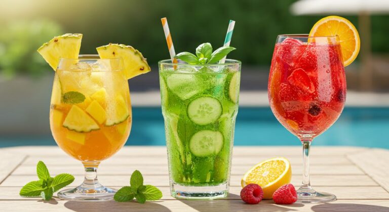 Mocktails Refrescantes. Prepare-se para elevar seus momentos com estas 3 receitas de mocktails incríveis, coloridas e cheias de sabor