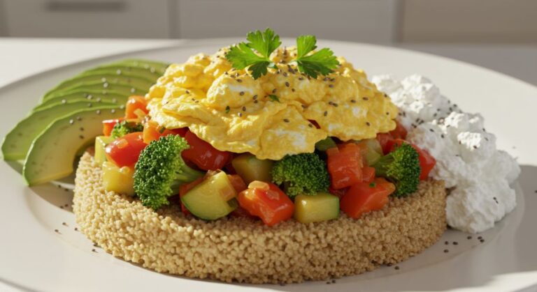 Cuscuz Fit Power: Rica em fibras, proteínas e com gorduras do bem, ela te dará a energia que você precisa para encarar o dia!