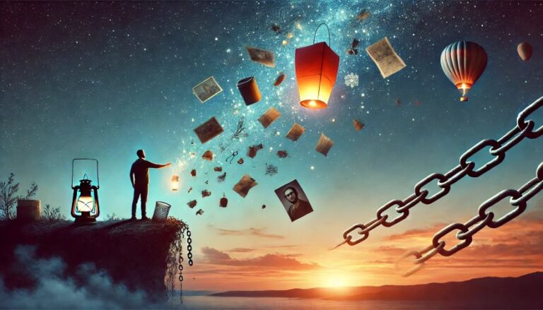 Desapego - O Peso do Que Não Serve Mais. Abrir mão do que não serve mais não é perder, é ganhar espaço para o que realmente importa.