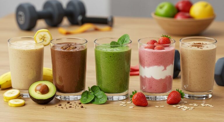 Smoothie Para Ganhar Massa Muscular. 5 receitas de smoothies proteicos que irão acelerar seus ganhos musculares de forma deliciosa.