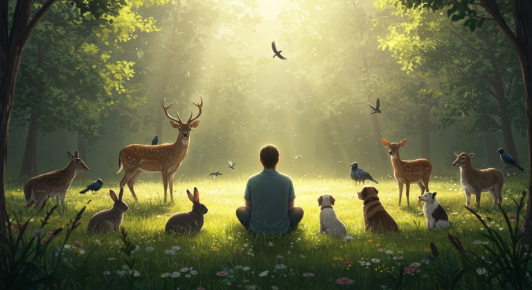 Navegue entre o caos humano e a paz animal com "Entre o Caos Humano e a Paz Animal: Reflexões Sobre a Solitude e a Autenticidade