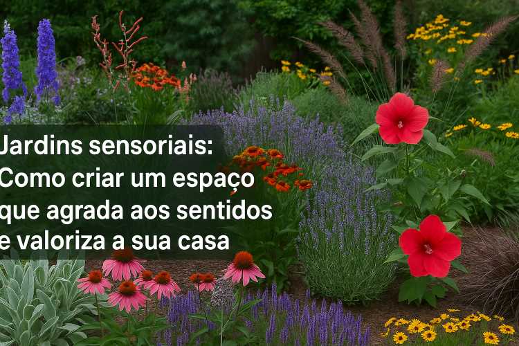 Jardins Sensoriais: Como Criar um Espaço que Agrada aos Sentidos e Valoriza o Seu Imóvel. Veja mais em nosso blog