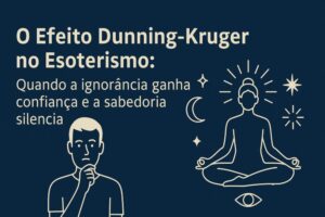 O Efeito Dunning-Kruger no Esoterismo: Quando a Ignorância Ganha Confiança e a Sabedoria Silencia. Vivemos em tempos onde o acesso à