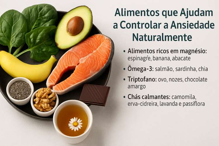 Alimentos que Ajudam a Controlar a Ansiedade Naturalmente. A forma como nos alimentamos influencia diretamente nosso estado emocional.