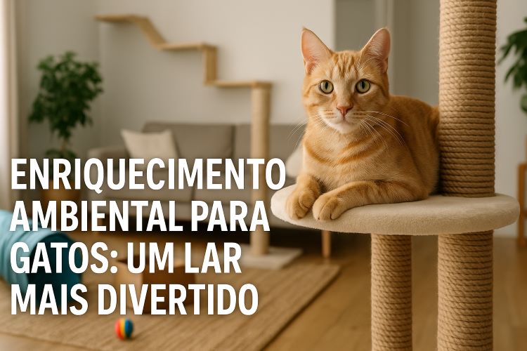 Enriquecimento Ambiental para Gatos. Gatos são animais inteligentes, curiosos e altamente sensíveis ao ambiente onde vivem