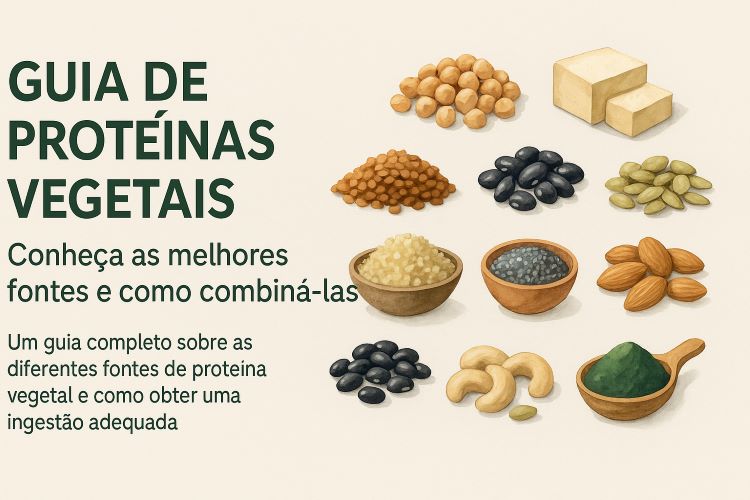 Guia de Proteínas Vegetais: Conheça as Melhores Fontes e Como Combiná-las para uma Nutrição Completa. Veja mais em nosso site