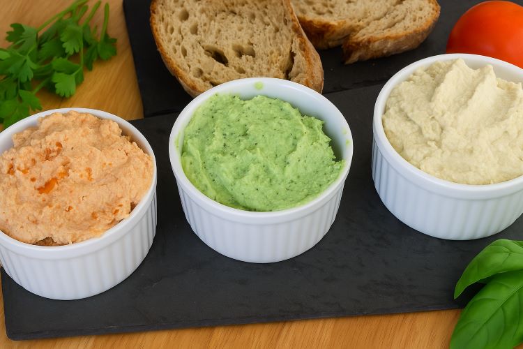 Patês Veganos Sem Óleo. 5 Receitas Nutritivas, Sustentáveis e Deliciosas para Substituir Manteiga e Margarina