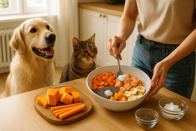 Alimentos Funcionais para Pets: Como Melhorar a Saúde do Seu Pet com a Alimentação Natural. Veja o artigo completo em nosso site
