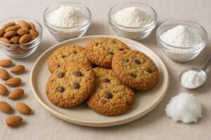 Cookies com Farinhas Alternativas. Cookies saudáveis e saborosos são possíveis quando usamos farinhas alternativas em vez da farinha de trigo