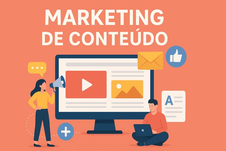 O marketing de conteúdo é um dos pilares fundamentais do marketing digital, voltado para a criação e distribuição de materiais relevantes
