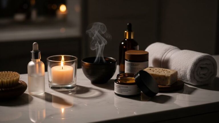 Rituais de autocuidado noturno: rotina para dormir melhor, banho morno, meditação, higiene do sono e evidências científicas.