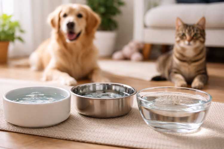 A hidratação é um dos pilares da saúde dos animais de estimação, essencial para a regulação térmica, funcionamento de órgãos vitais