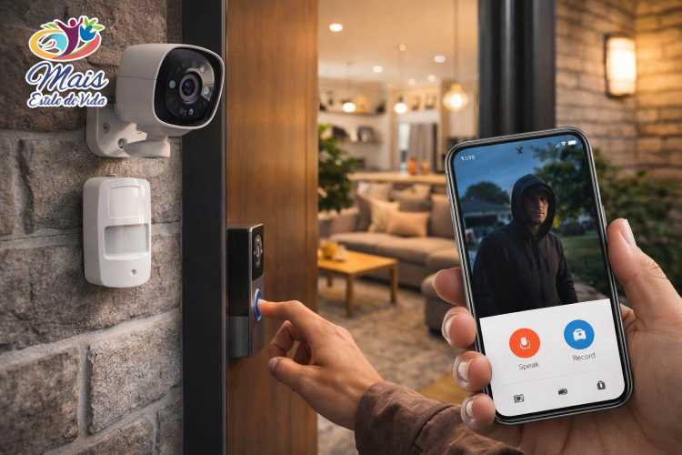 Segurança Residencial com Sensores e Câmeras