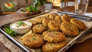 Bolinho Assado de Lentilha e Aveia