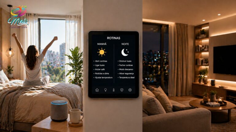 Descubra como criar rotinas automatizadas para manhã e noite e transformar sua casa com mais conforto, praticidade e bem-estar.