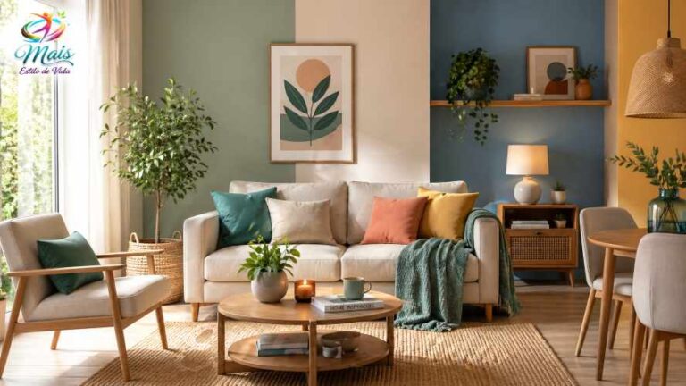 Descubra como usar cores na decoração para promover bem-estar, equilíbrio emocional e conforto no dia a dia.