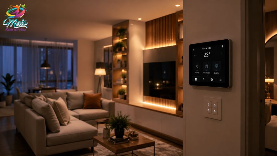 Descubra como integrar automação e design de interiores para criar ambientes modernos, confortáveis e funcionais.