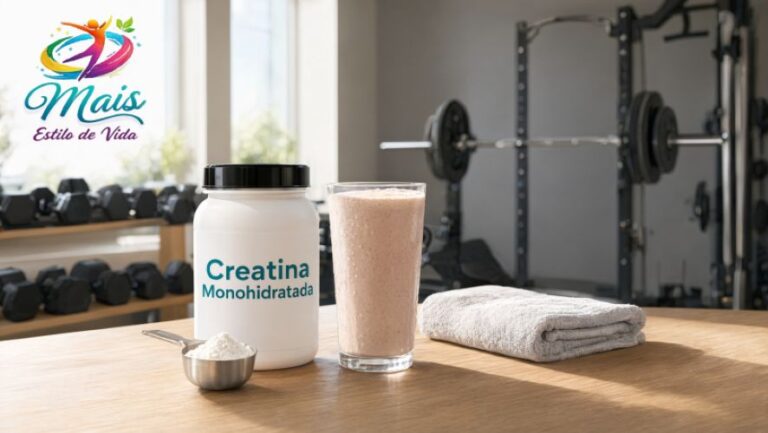 Entenda como a creatina funciona no corpo, seus benefícios comprovados para força muscular e como tomar corretamente.