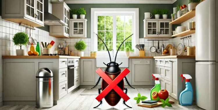 Cozinha livre de insetos e bichinhos
