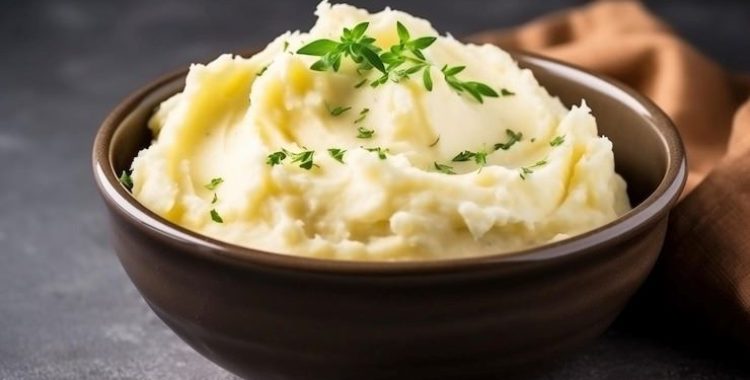 purê de batata com ervas sem leite e sem manteiga