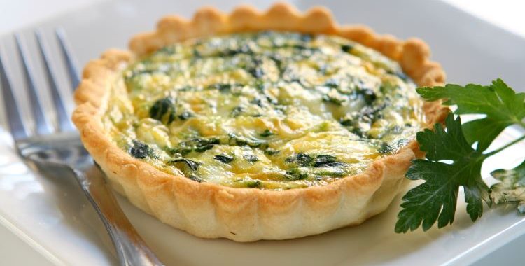 Receita de Quiche Funcional de Espinafre deliciosa receita de quiche funcional de espinafre
