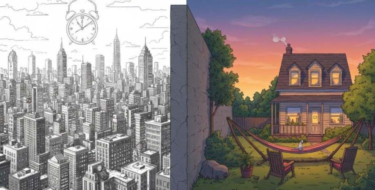 Um Muro e Dois Universos, onde é no meu universo que encontro uma paz que o outro lado do muro jamais poderia me oferecer.